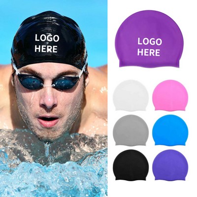 Unisex Silicone Swimming Hat