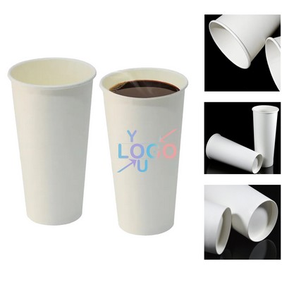 20 Oz White Paper Cup