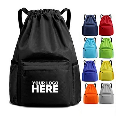 Sports Gym Drawstring Backpack