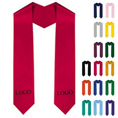 Graduation Mall Unisex Adult Plain Graduation Stole
