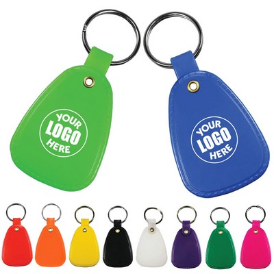 Plastic Western Saddle Key Tags