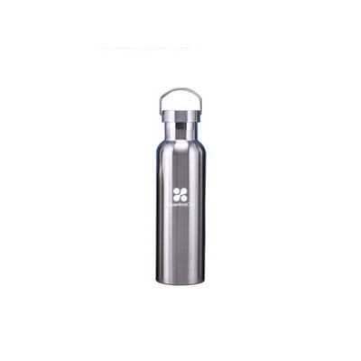 20oz Wide-Mouth Stainless Steel Water Bottle