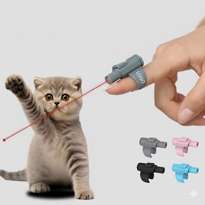 Hands-Free Wearable Laser Cat Toy Ring-Style Automatic Infrared Pointer Interactive USB Rechargeable