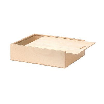 Premium Hardwood Slide Top Box