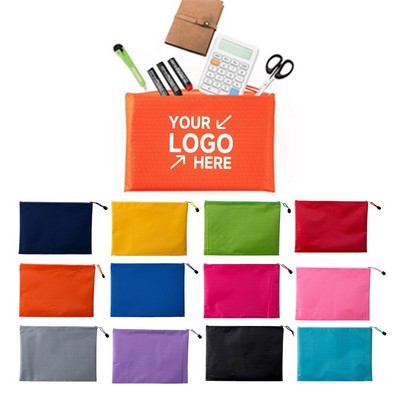 A4 Oxford Cloth Document Organizer Pouch
