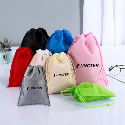 17.7" x 21.7" Non-Woven Drawstring Bag Laundry Bag Dust Bag