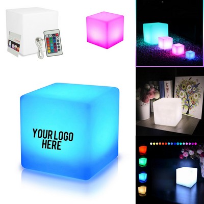 Rechargeable LED Light Cube Decorative Lighting
