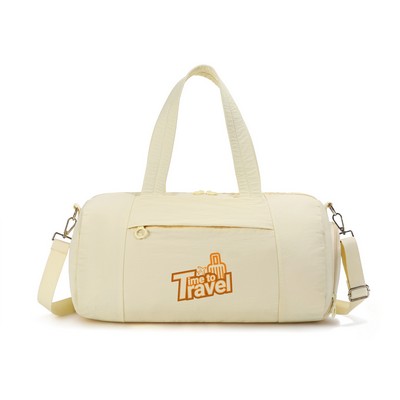 Weekend Duffel Bag With Shoe Compartment