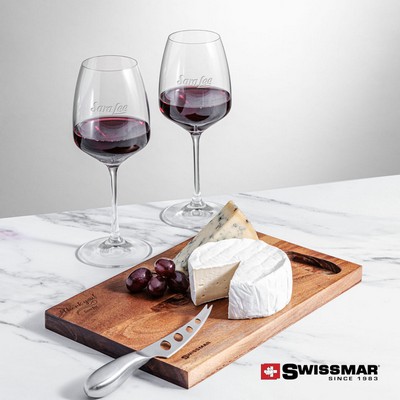 Swissmar® Acacia Board & 2 Oldham Wine