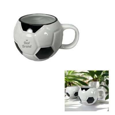 3D Soccer Ceramic Mug