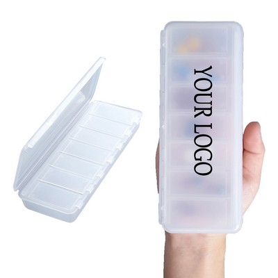 Transparent Weekly Pill Organizer