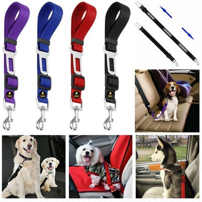 Adjustable Pet Car Seatbelt Safety Leash