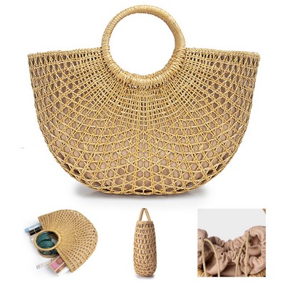 Beach Straw Tote Bag