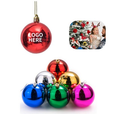 3.2" Festive Christmas Ornament Ball