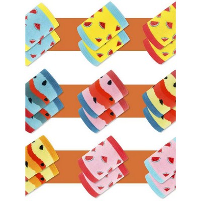 Sweat-Absorbent Cotton Terry Wristbands for Sports & Fitness