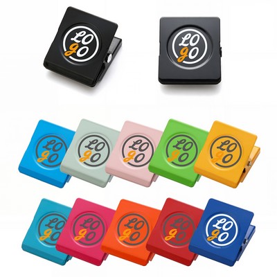 Colorful Metal Square Magnetic Memo Clip