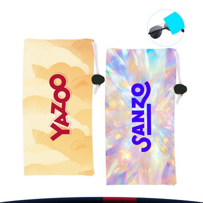 Raypact Dye-Sublimated Microfiber Sunglass Pouch