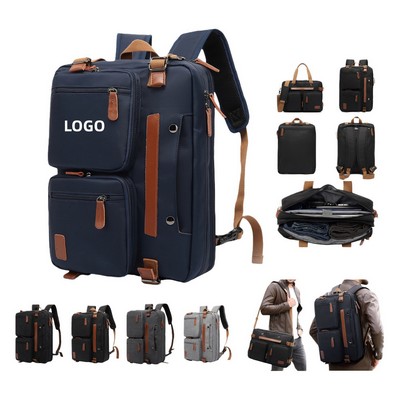 Multifunctional Canvas Business Travel Backpack