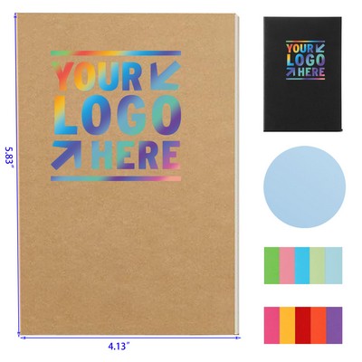 A6 60 Pages Ruled Lined Kraft Notebook