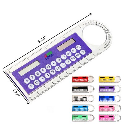 Solar Calculator With Ruler and Magnifier