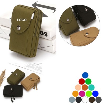Wear Resistant Mobile Phone Holder Belt Waist Bag Coin Wallet
