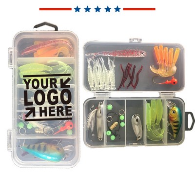 Fishing Tackle Kit With Box