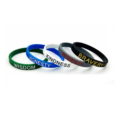 Kids Custom Debossed Silicone Wristband