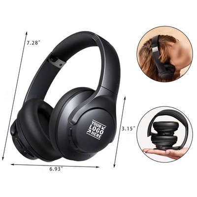 Flexible Wireless Over-Ear Audio Headset
