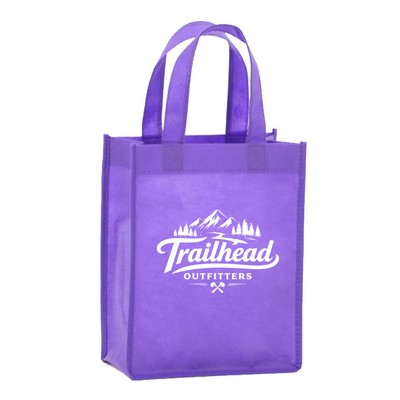 Non-Woven Mini Tote Bag - 10" x 8" x 4"