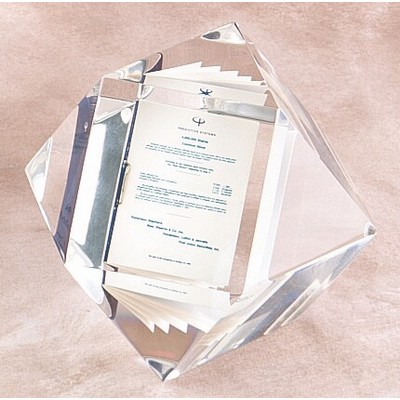 Lucite 14 Sided Cube Embedment (3")