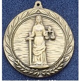 2.5" Stock Cast Medallion (Justice)