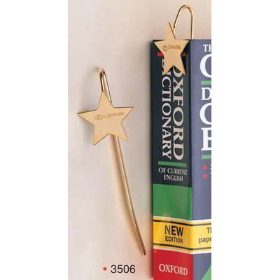 Gold Plated Brass Star Bookmarker - ON SALE, LIMITED STOCK