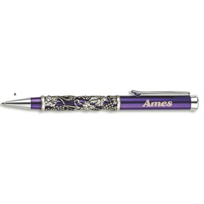 Irvine Grapevine Barrel Twist Action Ballpoint Pen
