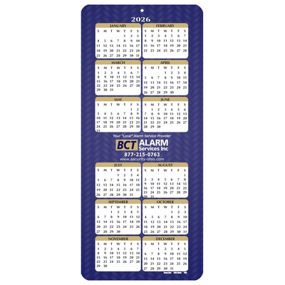 Year At A Glance Calendar Cards (4" x 9")