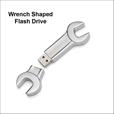 Wrench Shaped Flash Drive - 8 GB Memory