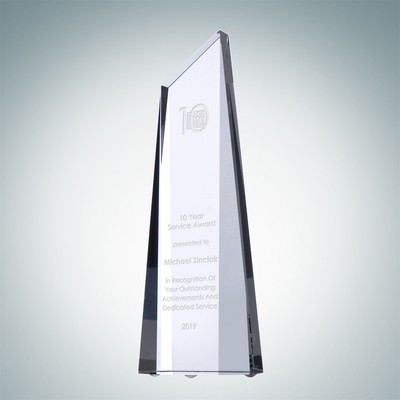 Polygon Optical Crystal Obelisk Award (M)