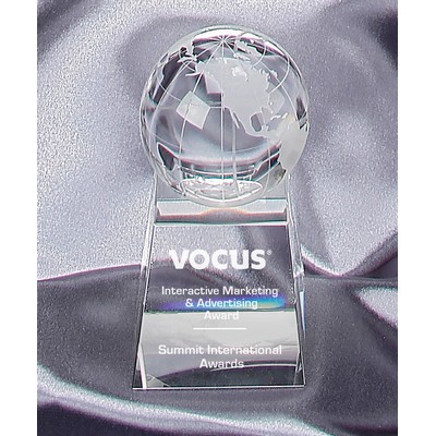 4 1/2" Excelsior Clear Crystal Globe