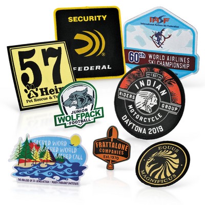 2 1/2" Woven Emblems