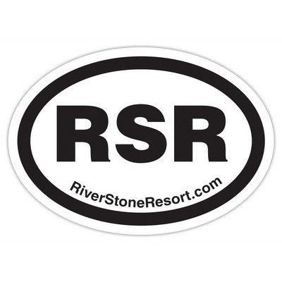Vinyl Label (3"x4.25") Oval