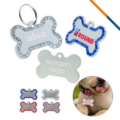 Glitter Bone Tags