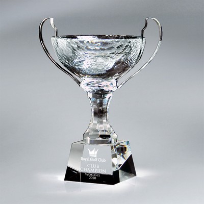 Crystal Loving Cup (6 1/4"x9")