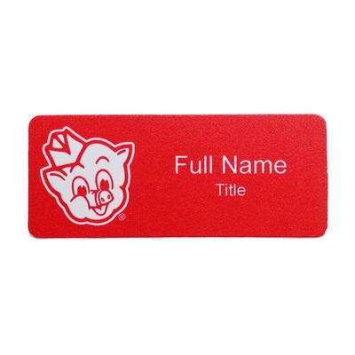 Uv Imprint Spectrum Badges With Personalization 1.25"X3"