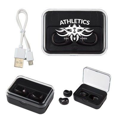 2-In-1 Wireless Earbuds With Ul Listed Power Bank