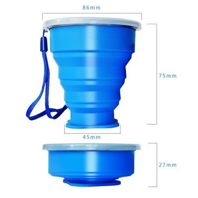 Collapsible Silicone Travel Mug - Leakproof & Portable