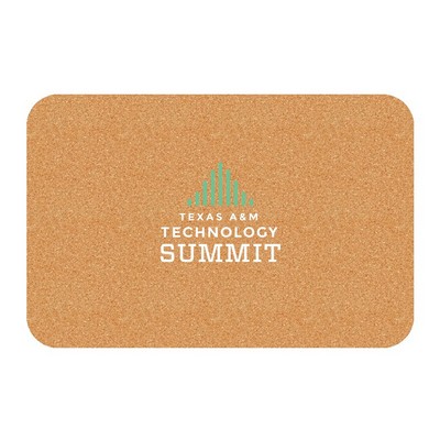 Non-Skid Rectangle Cork Mouse Pad