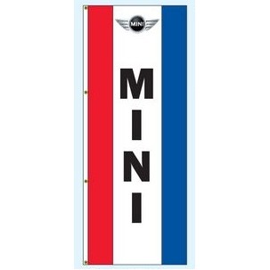 Double Faced Free Flying Drape Flags (Center Panel - Mini®) (3' x 8')