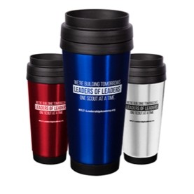 16 Oz. Leer Stainless Steel Travel Mug