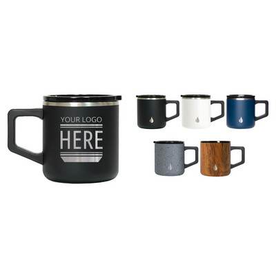 Elemental® 12oz Summit Mug - Vacuum Insulated Stainless Steel Camp Mug w/ Shatter-Free Lid
