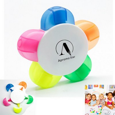 5-in-1 Petals Highlighter Assorted Colors