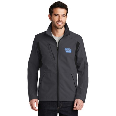 Port Authority Back-Block Soft Shell Embroidered Jacket